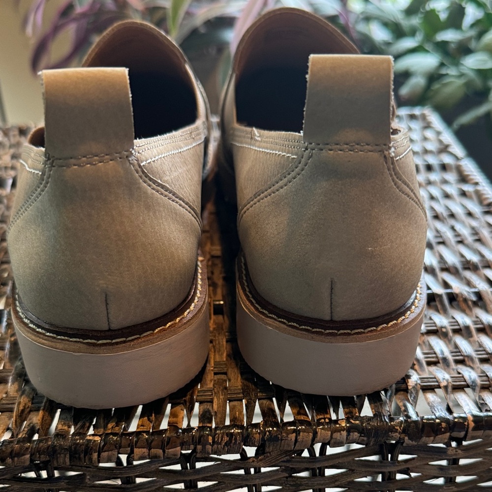Blondo Phoebe Waterproof Beige Slip-On Leather Loafers Women’s Size 10 - Picture 6 of 10